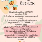Program na měsíc KVĚTEN